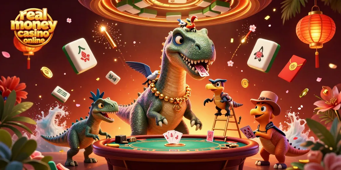 Engage in thrilling games at a real money casino online with vibrant characters and dynamic elements.
