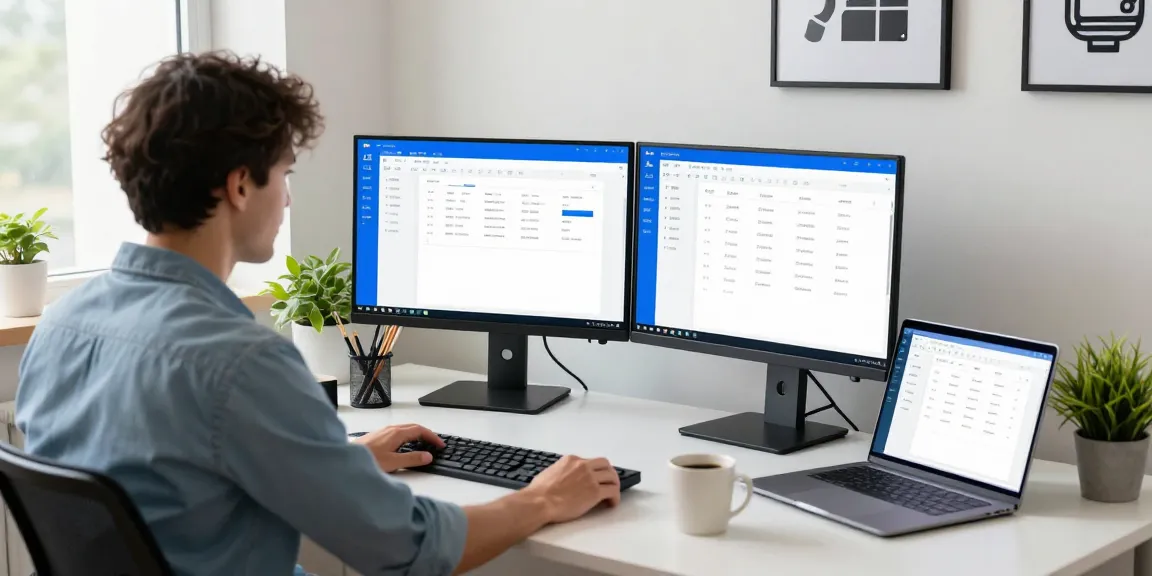 Focused developer using the WPS Official Website tools in a modern office setup.